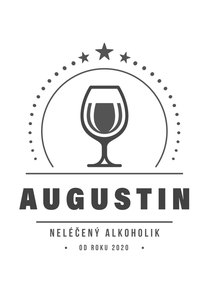 Tričko Alkoholik Augustin