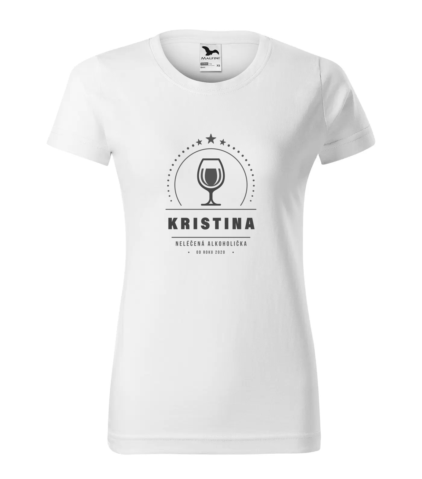 Tričko Alkoholička Kristina