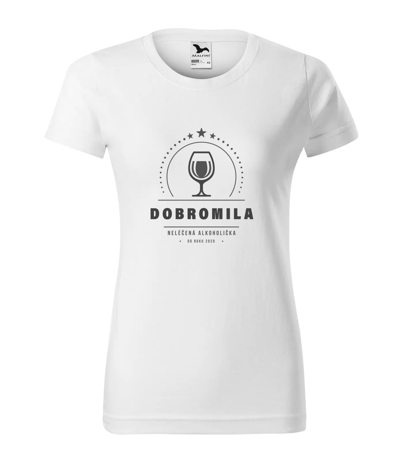 Tričko Alkoholička Dobromila