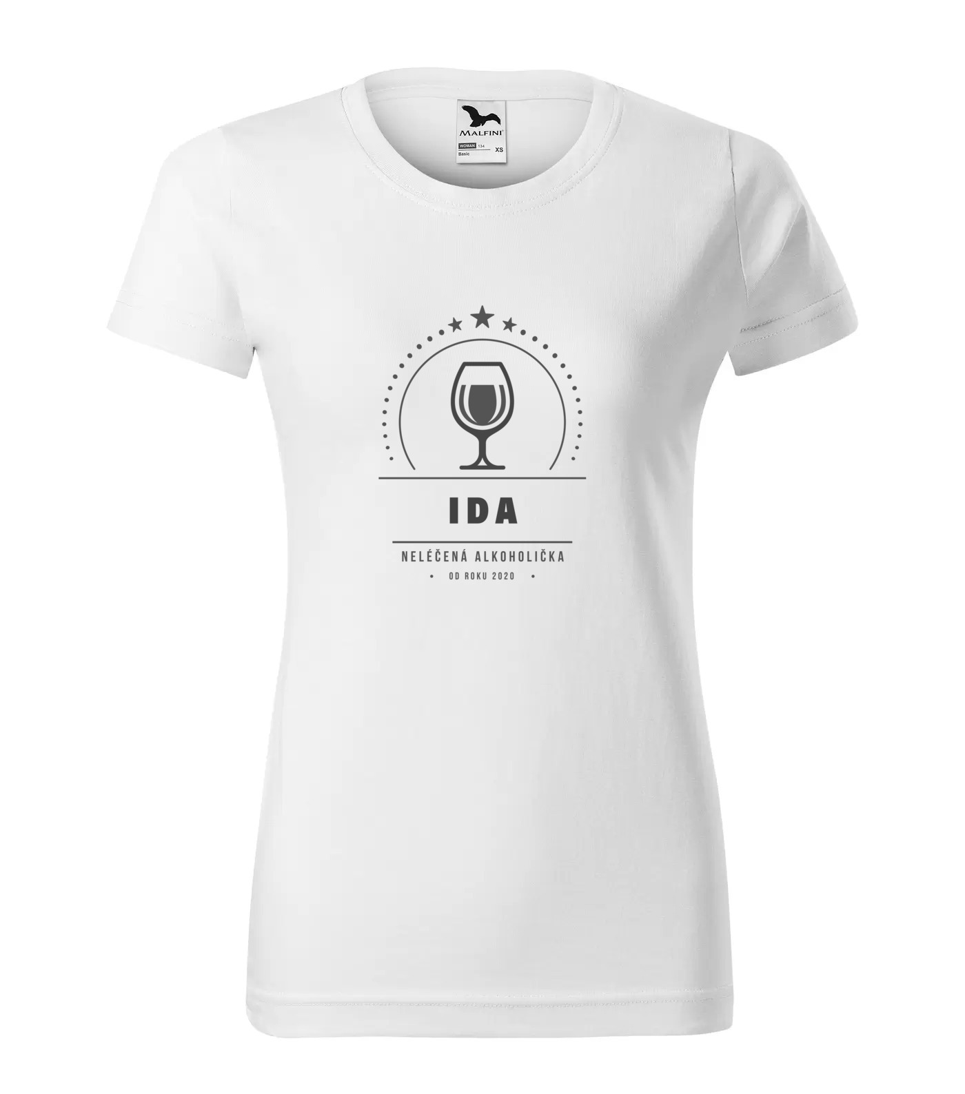 Tričko Alkoholička Ida