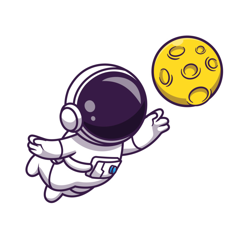 Tričko Astronaut a Měsíc