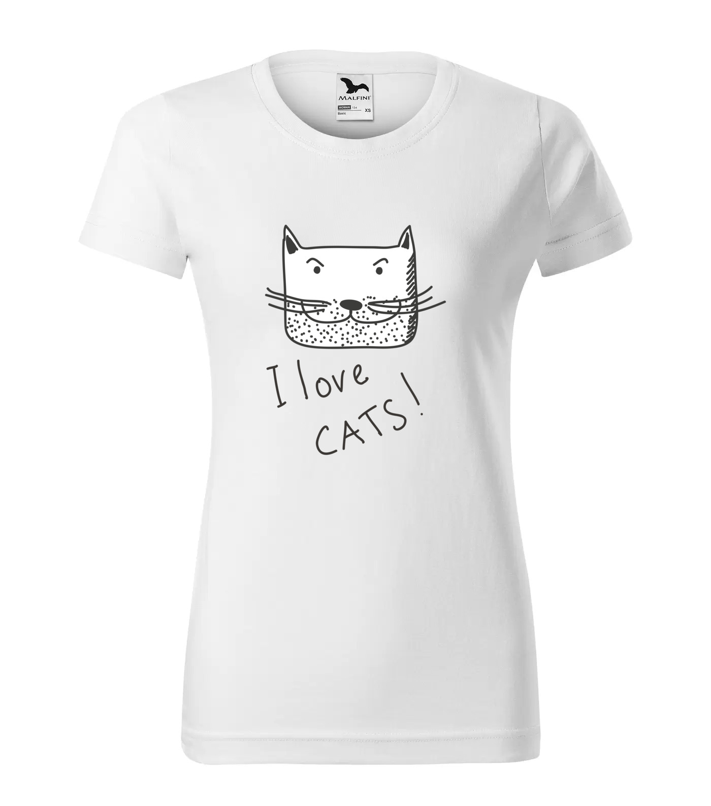 Tričko I Love Cats!
