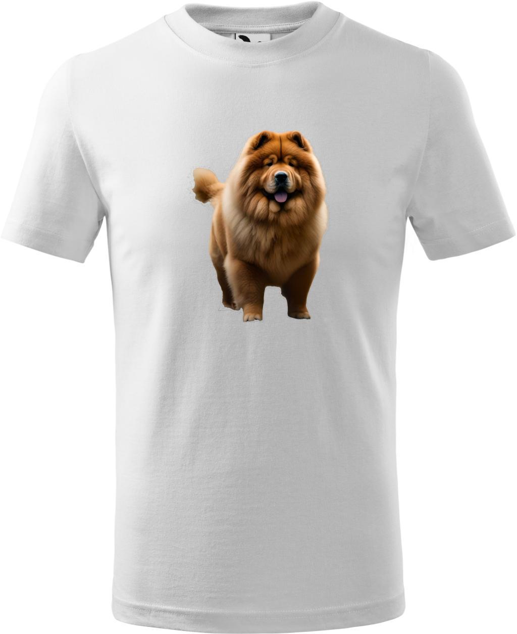 Dětské tričko Čau čau  (XS) (Tričko Čau čau  (XS)  bílá)