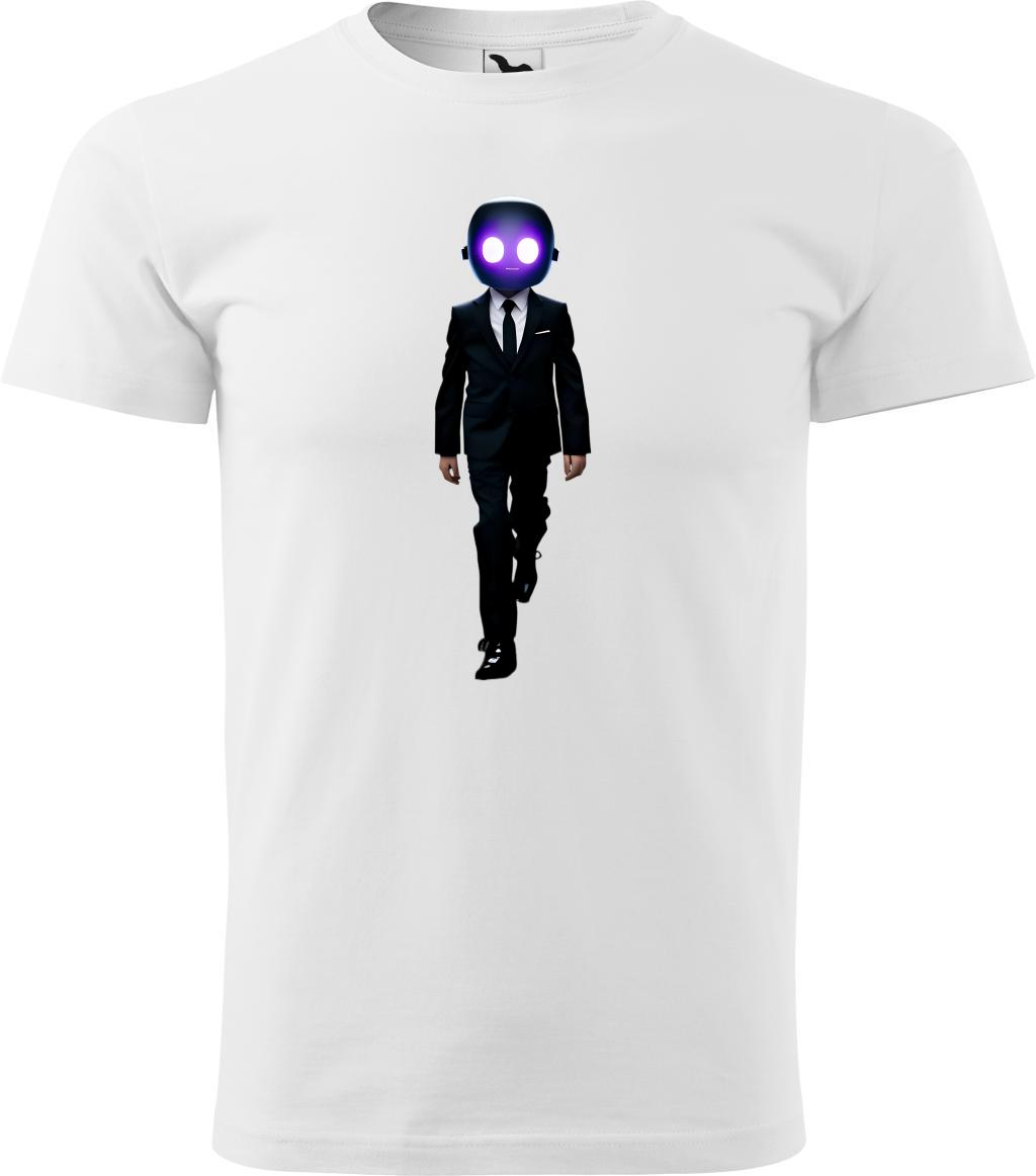 Pánské tričko Enderman  (M) (Tričko Enderman  (M)  bílá)