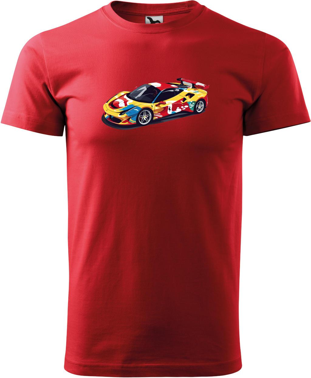 Pánské tričko Ferrari Scuderia  (4XL) (Tričko Ferrari Scuderia  (4XL)  červená)