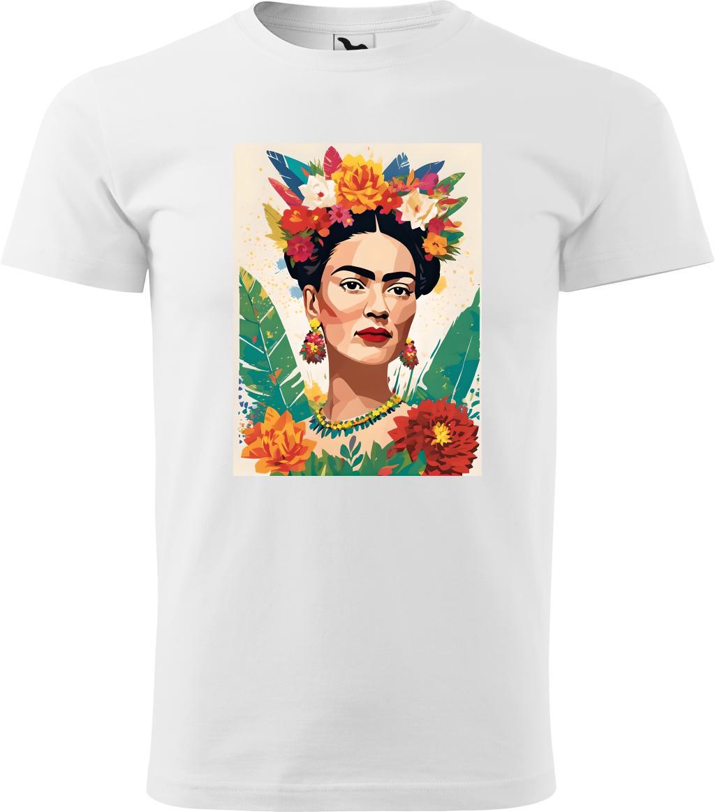 Pánské tričko Frida Kahlo 2 (M) (Tričko Frida Kahlo 2 (M)  bílá)