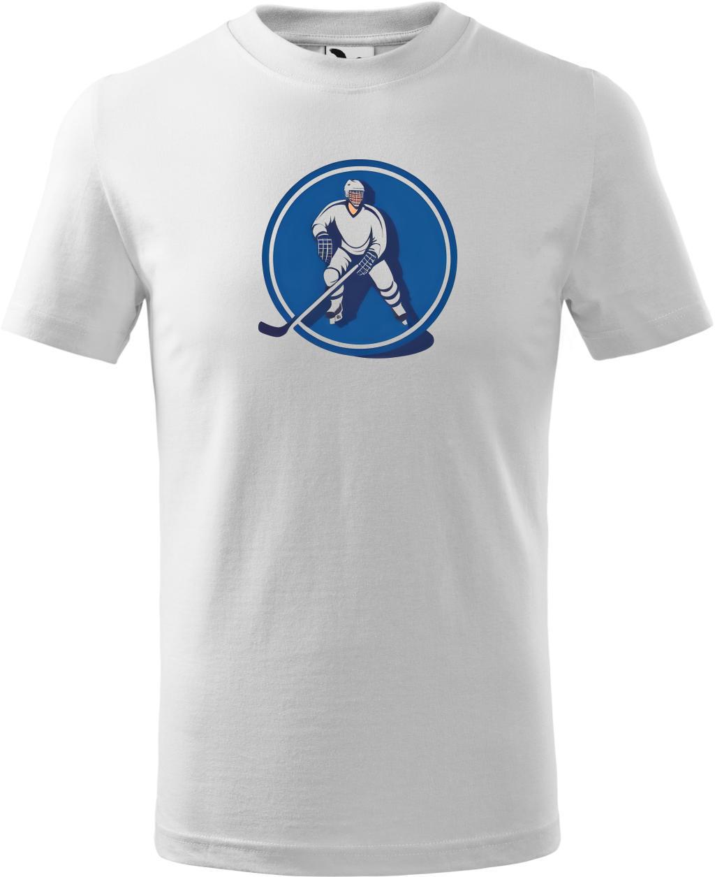 Dětské tričko Hockey logo 2 (XS) (Tričko Hockey logo 2 (XS)  bílá)