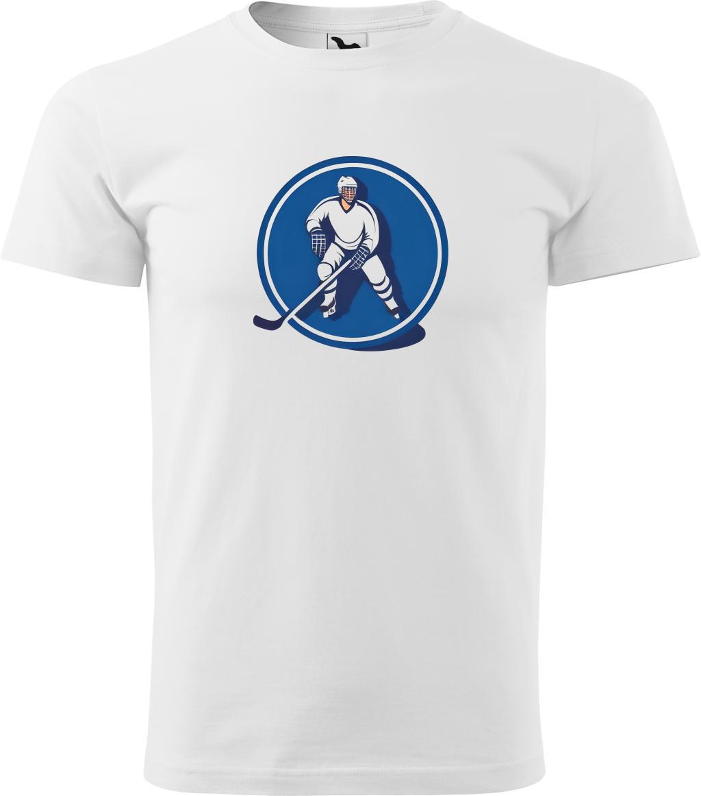 Pánské tričko Hockey logo 2 (L) (Tričko Hockey logo 2 (L)  bílá)