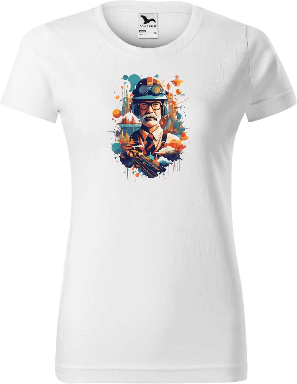 Dámské tričko Inženýr (2XL) (Tričko Inženýr (2XL)  bílá)