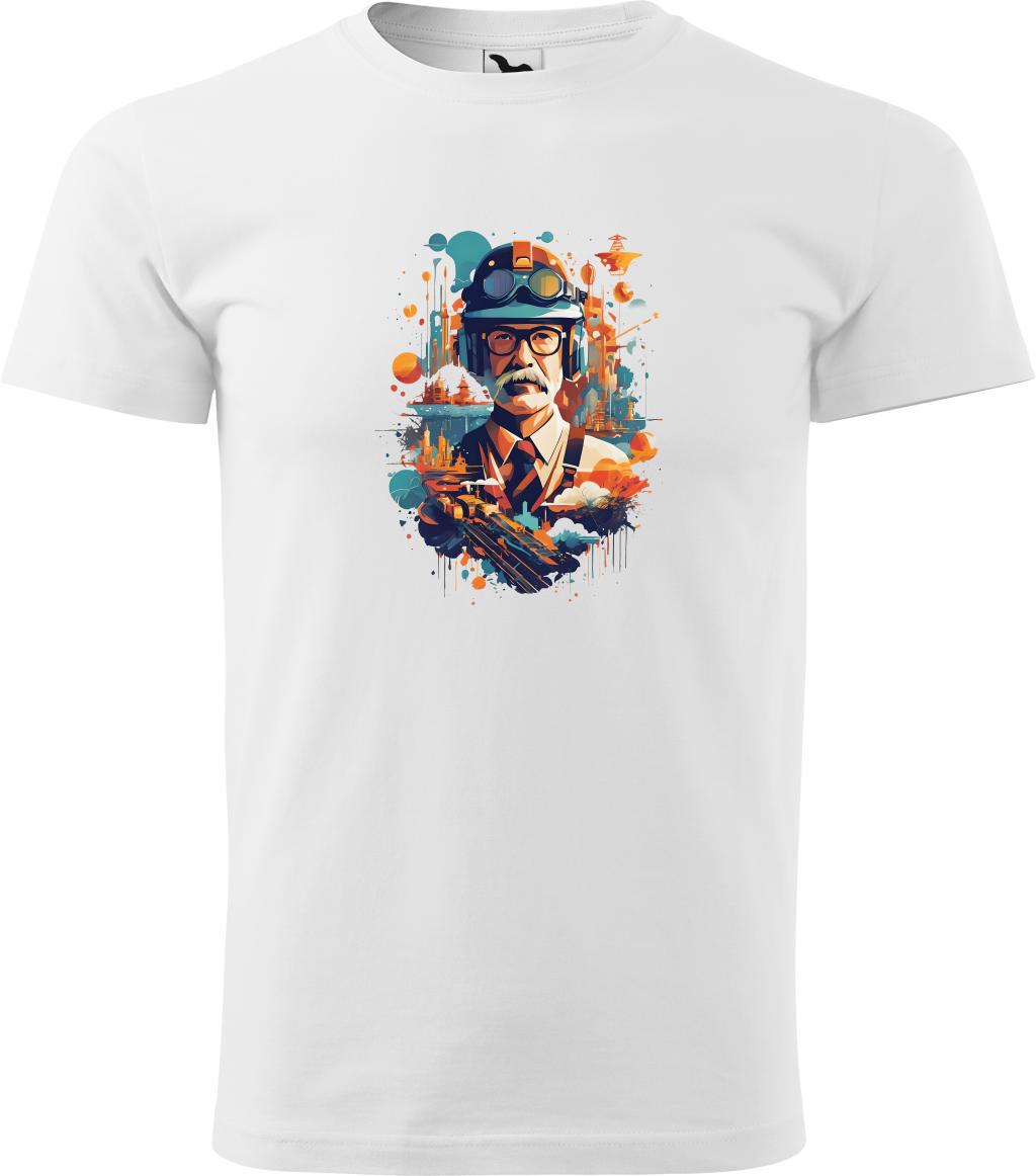 Pánské tričko Inženýr (2XL) (Tričko Inženýr (2XL)  bílá)