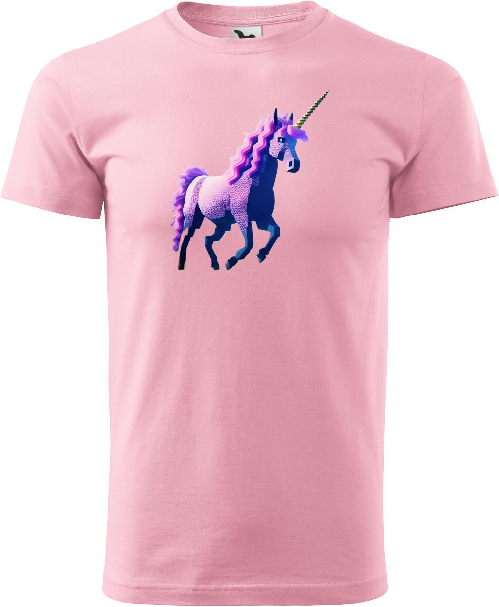 Pánské tričko Jednorožec Unicorn (S) (Tričko Jednorožec Unicorn (S)  růžová)