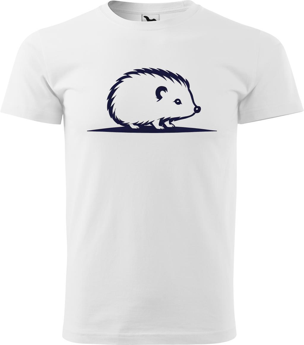 Pánské tričko Ježek logo (2XL) (Tričko Ježek logo (2XL)  bílá)