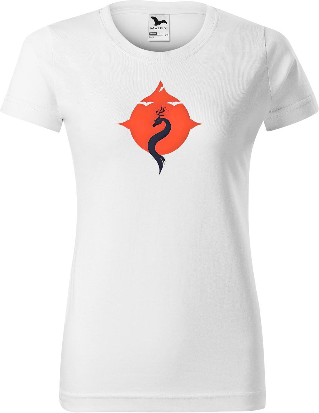 Dámské tričko Jin Jang  (XL) (Tričko Jin Jang  (XL)  bílá)