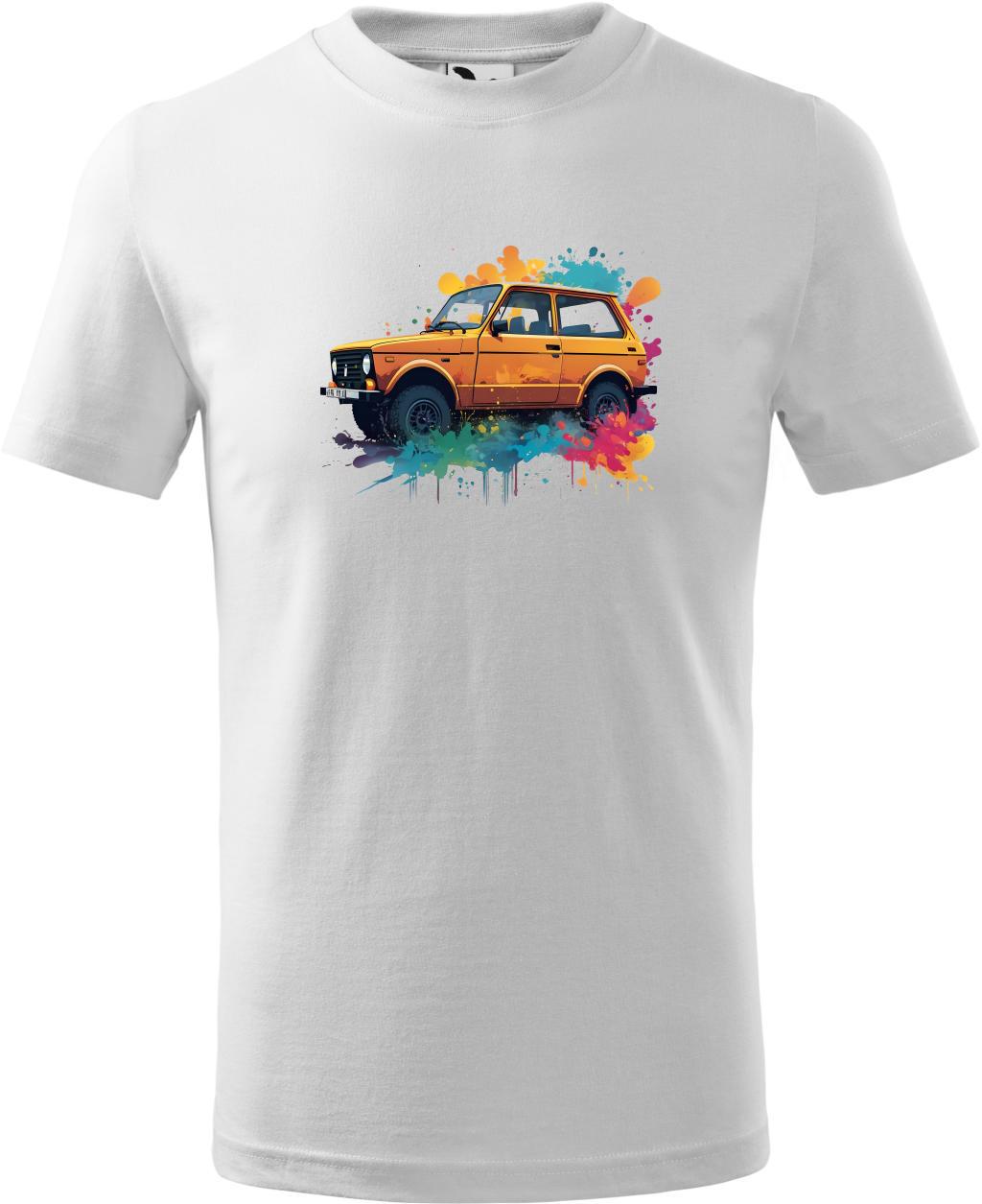 Dětské tričko Lada Niva  (122 cm) (Tričko Lada Niva  (122 cm)  bílá)