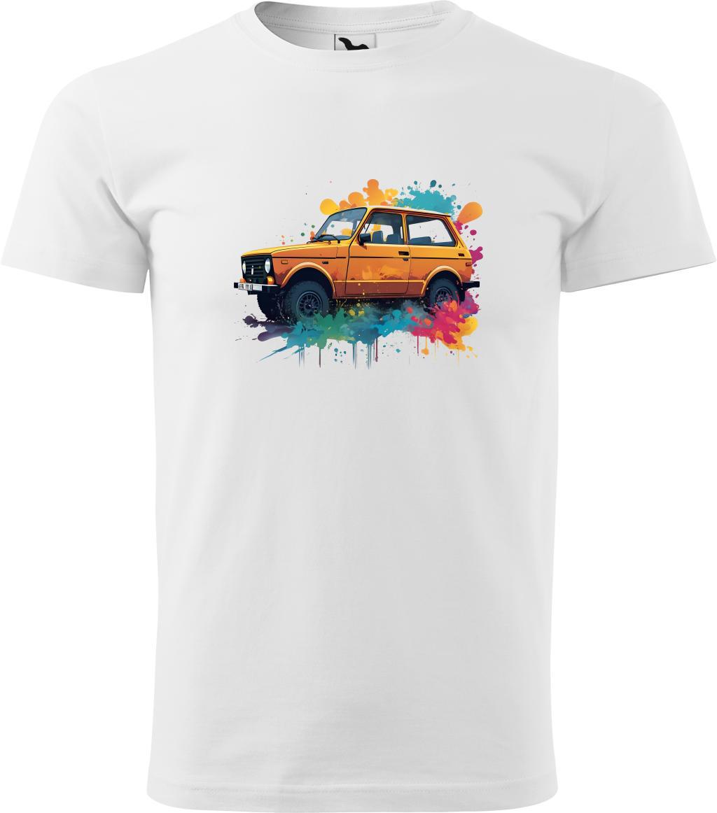 Pánské tričko Lada Niva  (3XL) (Tričko Lada Niva  (3XL)  bílá)
