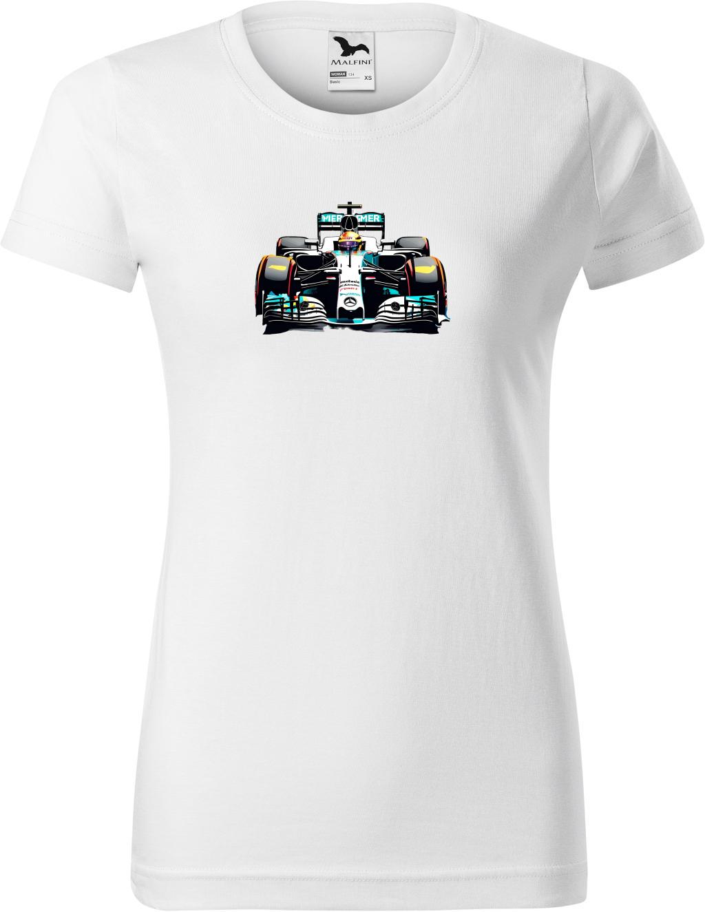 Dámské tričko Mercedes F1  (L) (Tričko Mercedes F1  (L)  bílá)
