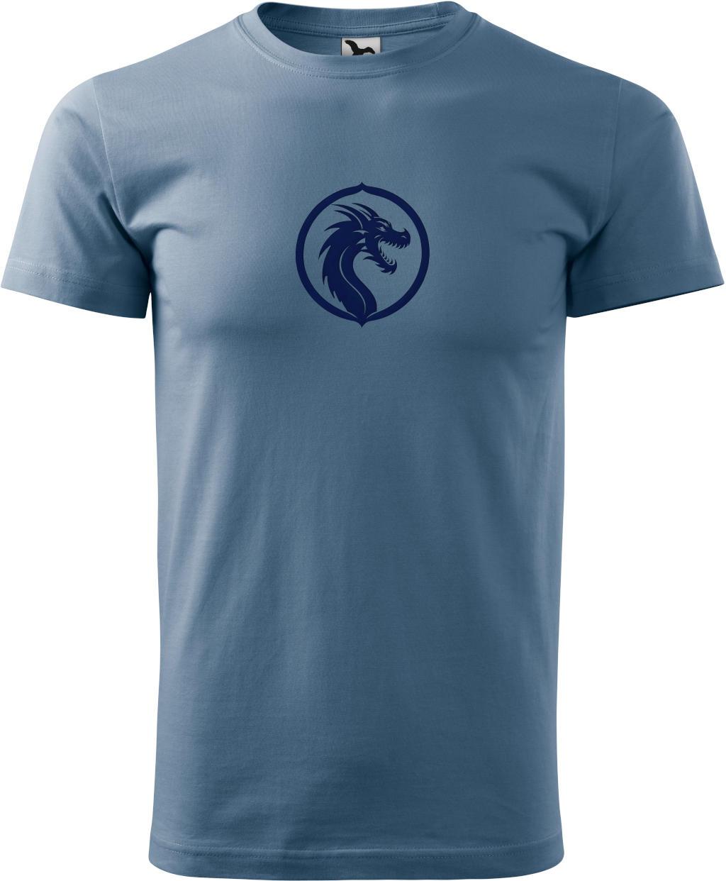 Pánské tričko Modrý drak (2XL) (Tričko Modrý drak (2XL)  demo,)