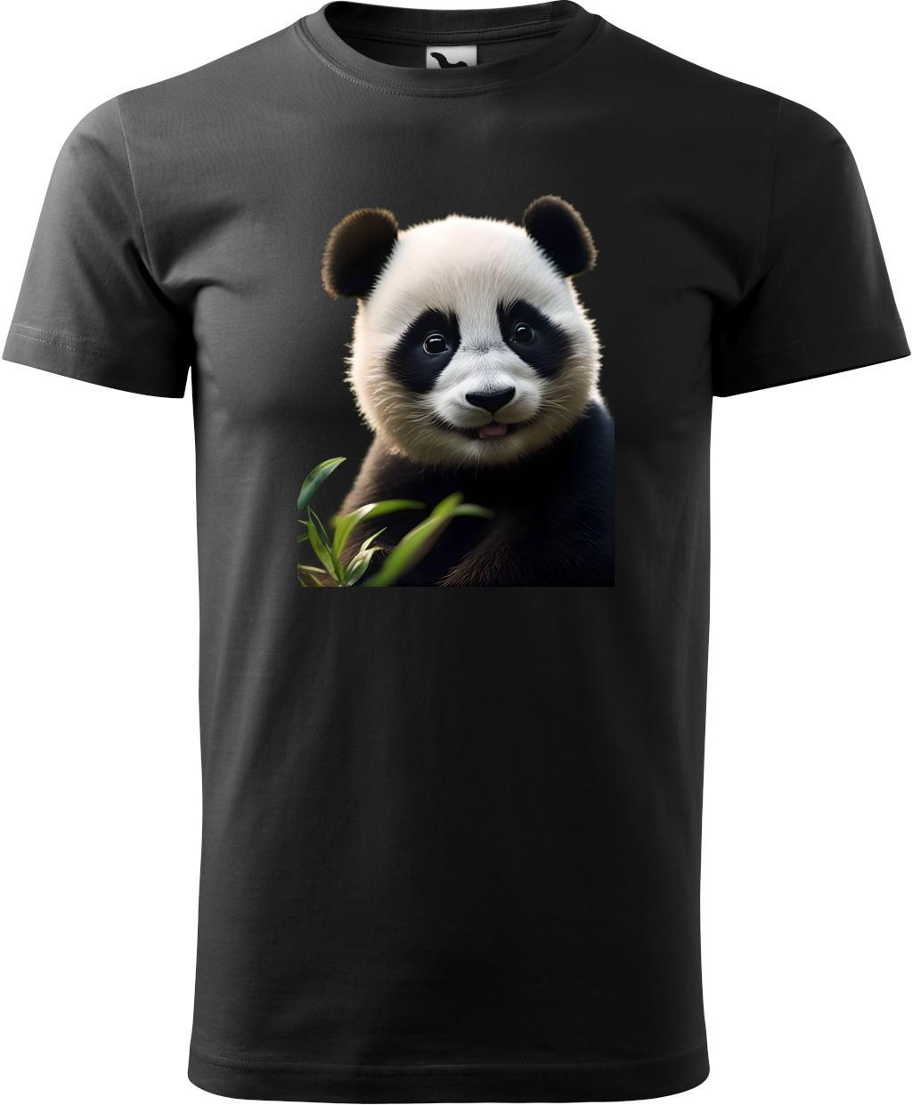 Pánské tričko Panda (L) (Tričko Panda (L)  černá)