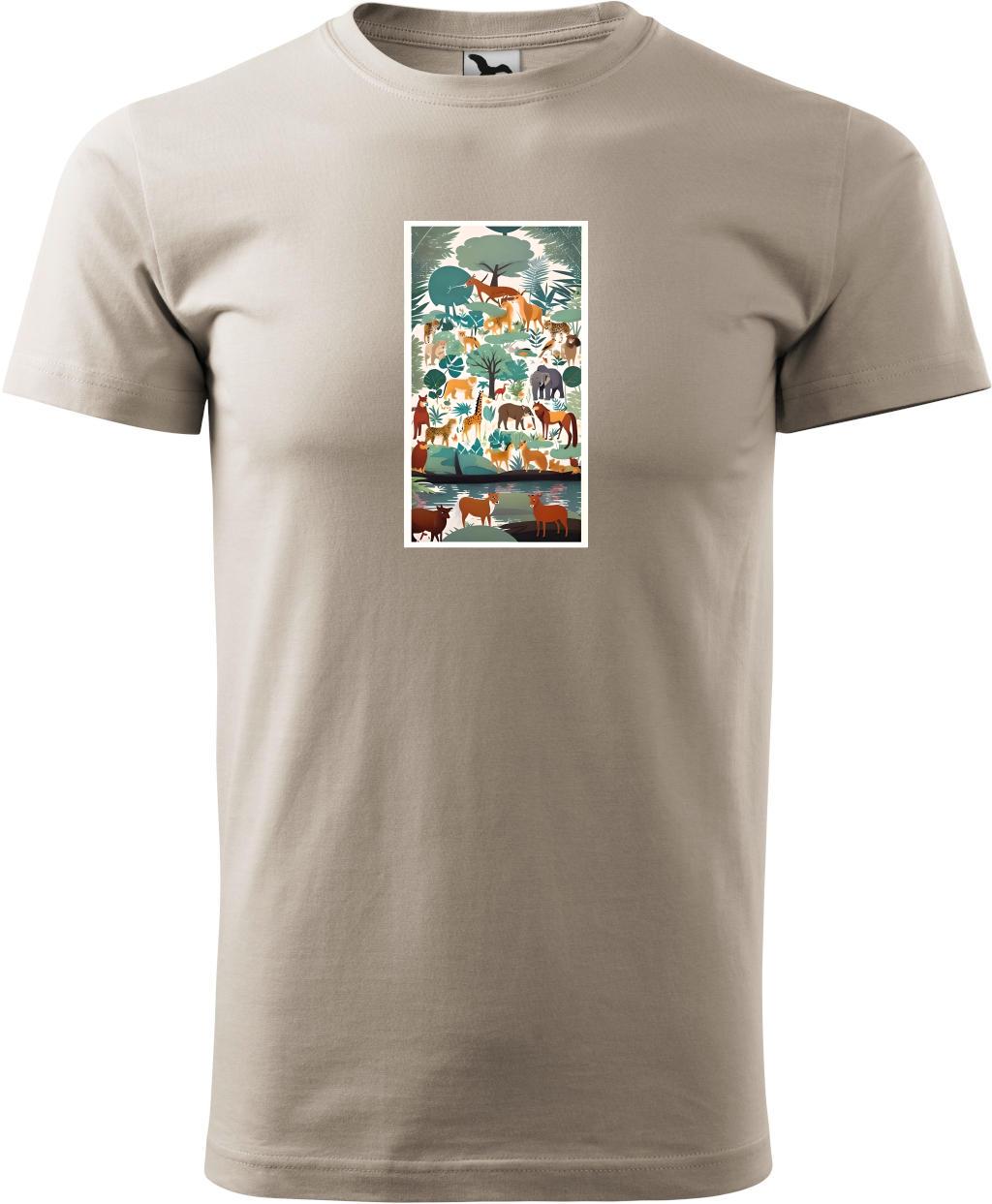 Pánské tričko Safari (XL) (Tričko Safari (XL)  ledově šedá)
