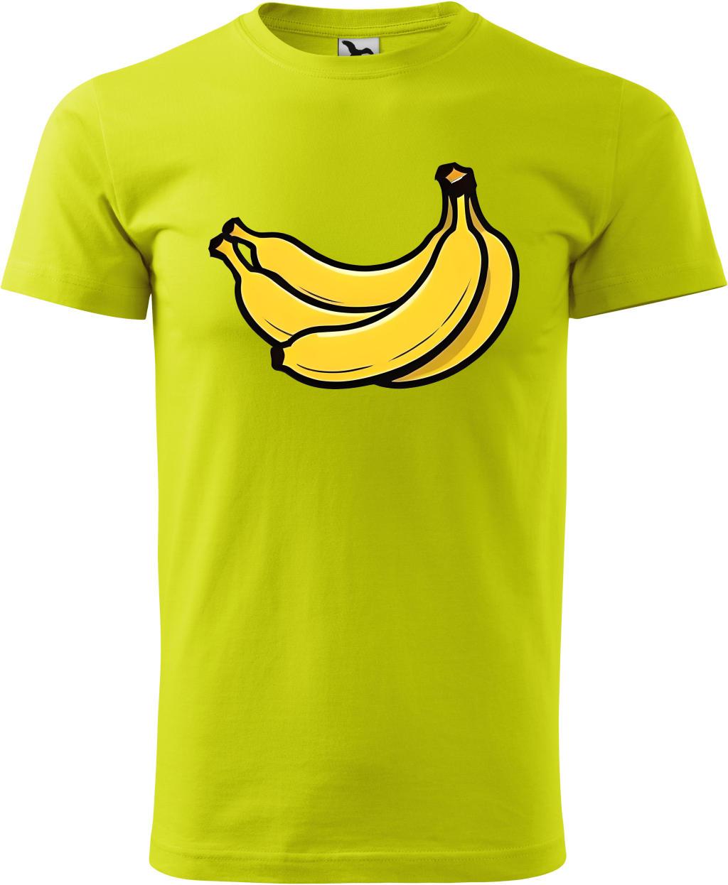 Pánské tričko Tři banány (2XL) (Tričko Tři banány (2XL)  limetková)