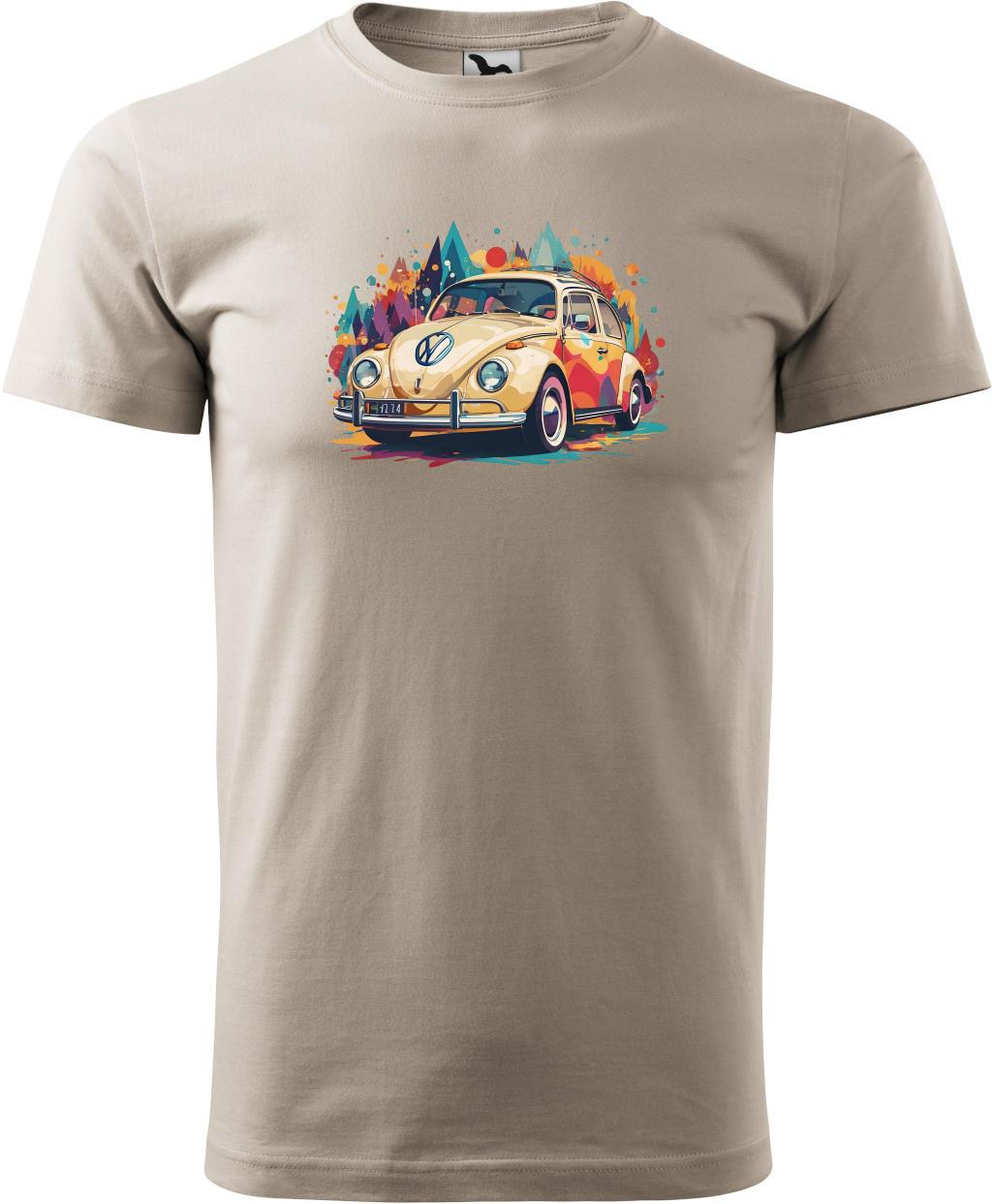Pánské tričko VW Brouk (2XL) (Tričko VW Brouk (2XL)  ledově šedá)