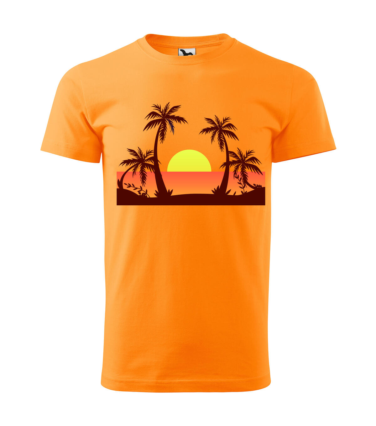 Tričko Západ slunce s palmami