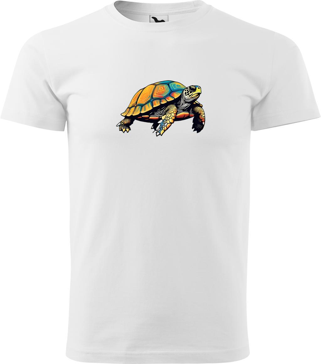 Pánské tričko Želva (XL) (Tričko Želva (XL)  bílá)